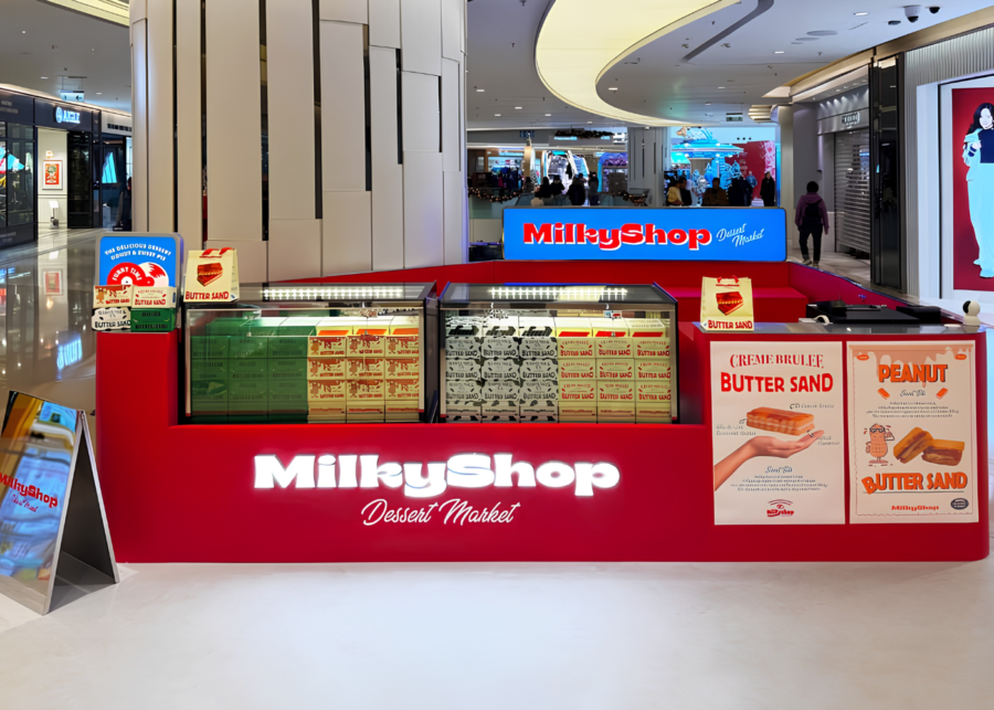 MilkyShop's pop up store at Hong Kong