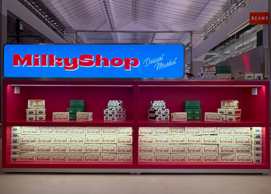 MilkyShop's pop-up store in New Bahru, Singapore