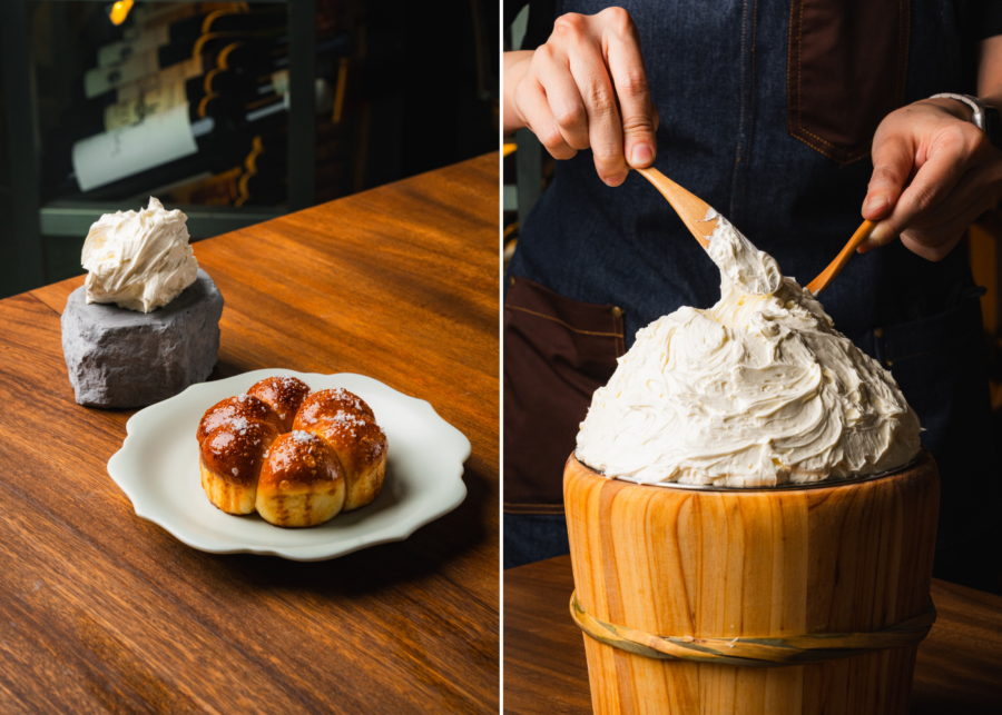 Assaggi's glazed soft roll with whipped salted butter | New restaurants and menus Singapore 2026
