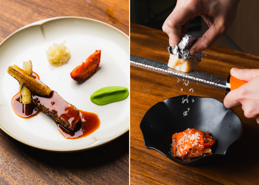 Assaggi's roasted duck, peaches, and fennel, and paccheri Amatriciana style | New restaurants and menus Singapore 2026