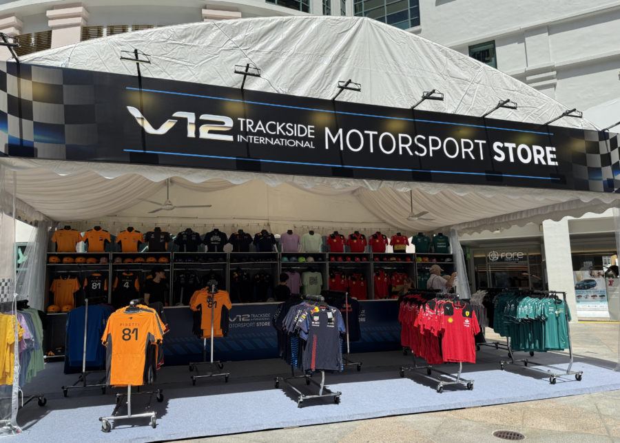 official f1 merchandise pop-up store bugis junction - formula 1 grand prix singapore events