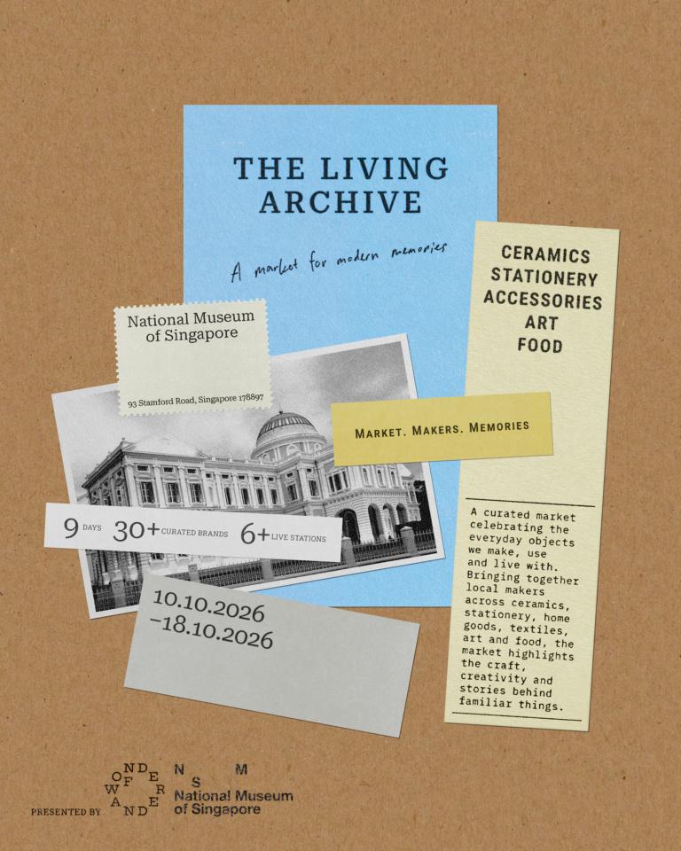 The Living Archive brings contemporary makers and everyday stories to the National Museum of Singapore
