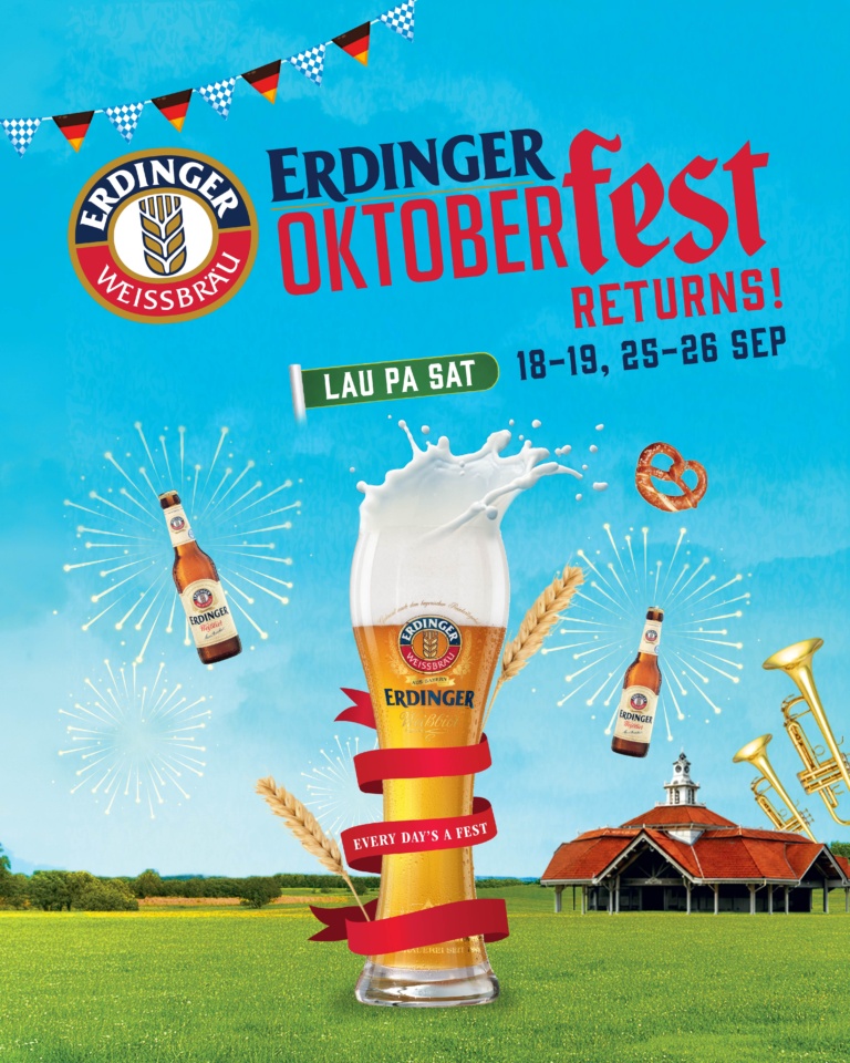 Erdinger kicks off Oktoberfest celebrations by transforming  Lau Pa Sat into a massive beer tent for two weekends only