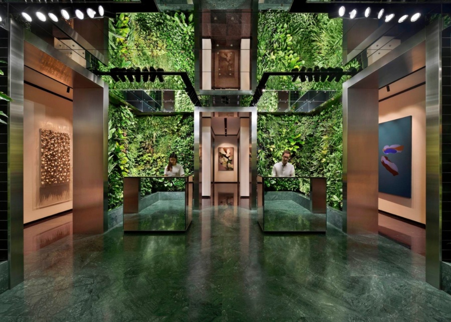 The Work Project at Asia Square - Living wall by Patrick Blanc 1