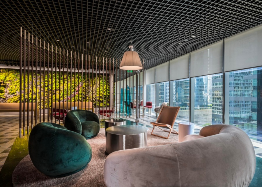 The Work Project at Asia Square: Peek inside Singapore’s first and only workplace with a living wall designed by Patrick Blanc
