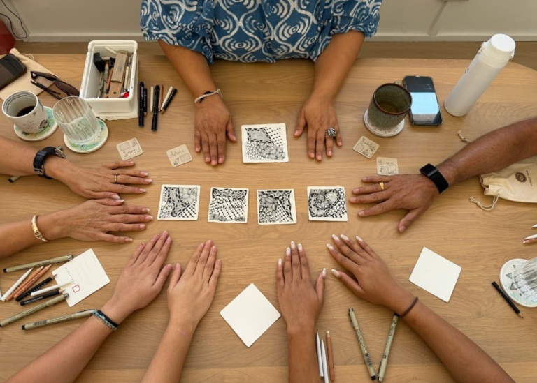 Zentangle Art Workshops at the Tangled Monk Studio – Joo Chiat
