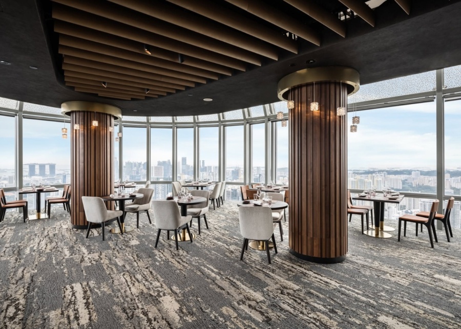 Best Christmas 2026 lunch and dinner menus in Singapore - Fire restaurant interiors