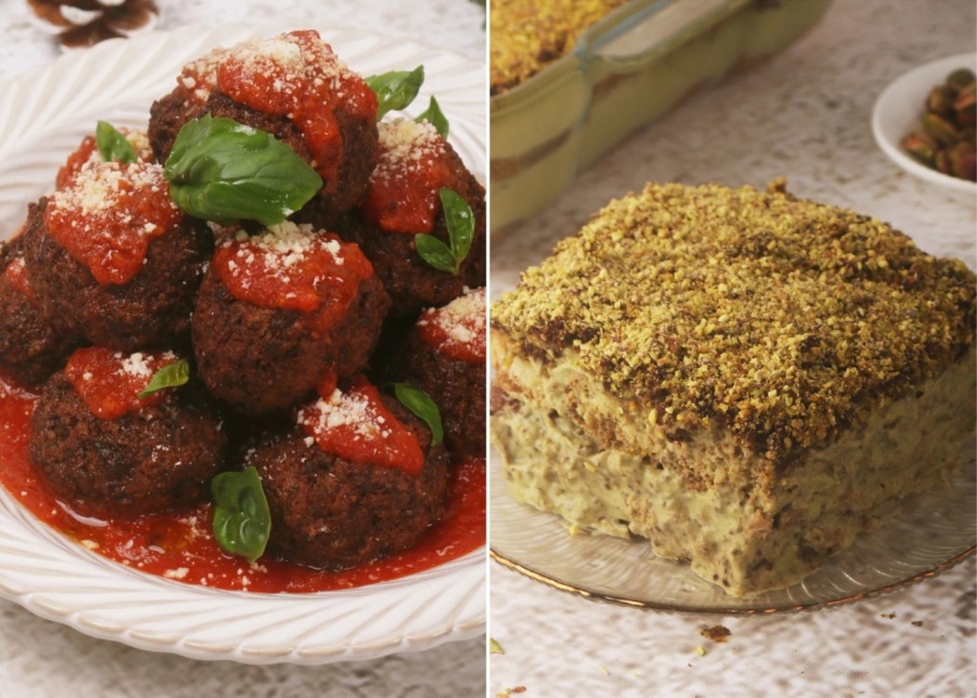 Best Christmas 2026 takeaways in Singapore - Da Paolo Italian beef meatballs and pistachio tiramisu