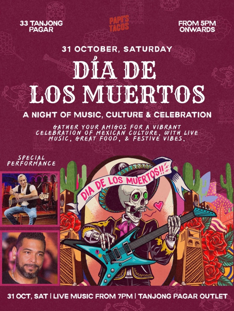 Dia de los Muertos at Papi’s Tanjong Pagar