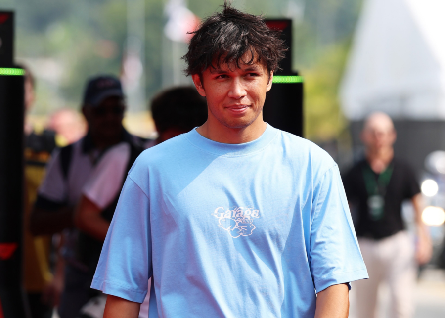 quadrant pop up alex albon - f1 drivers in singapore meet and greet