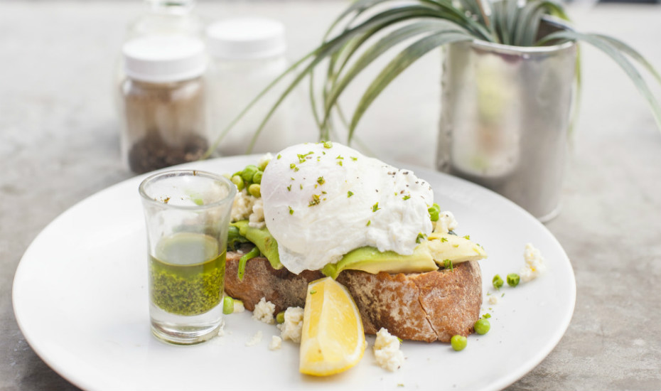 Avocado on toast at Craft Cafe - one of Canggu's best restaurants