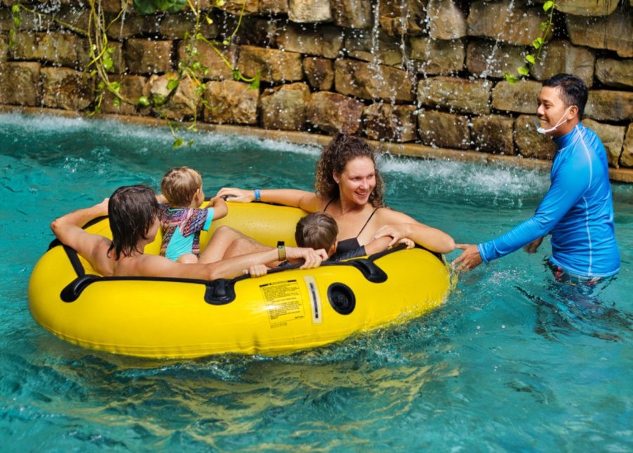 water park visit in Bali for school holiday