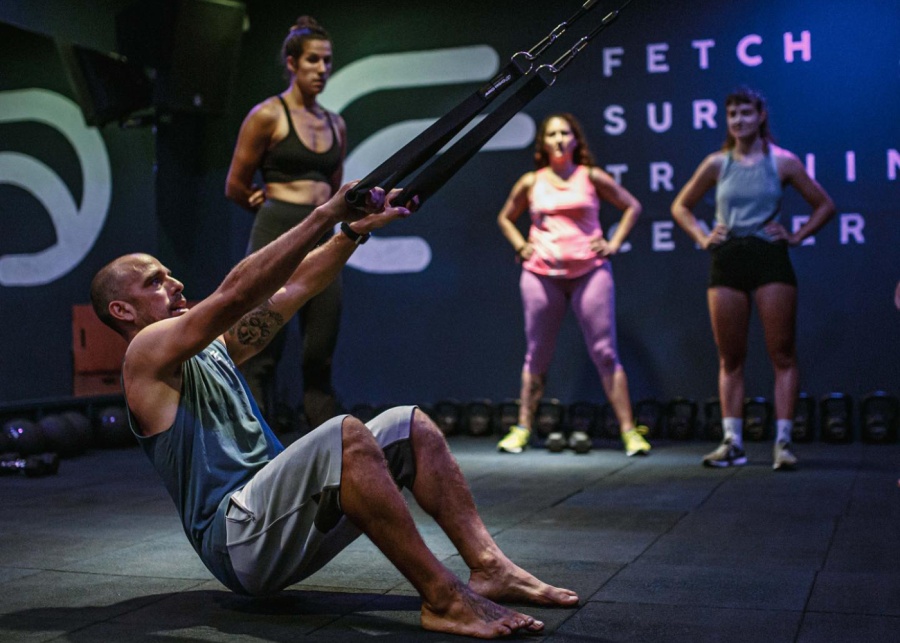 Strength and conditioning classes by Bali-based Fetch Surf Concept are designed to improve your surfing technique