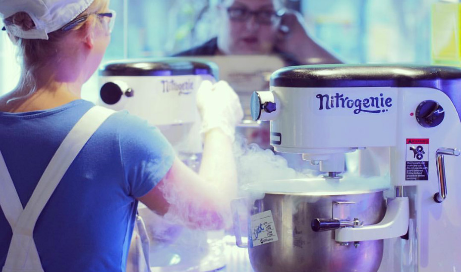 Ice-Cream Fave Nitrogenie Opens Second Store in Kuta Attracting Celebrity Customers