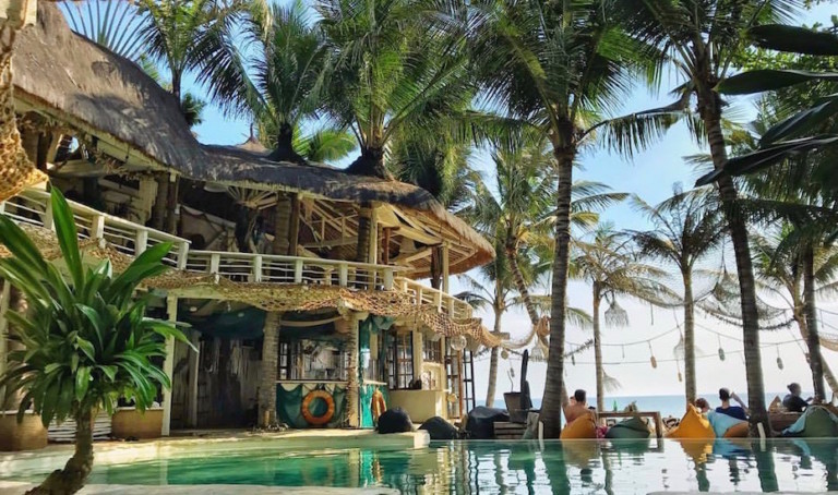 La Brisa is Canggu’s boho beach club with castaway-cool designs, expert cocktails and ocean-fresh Spanish bites
