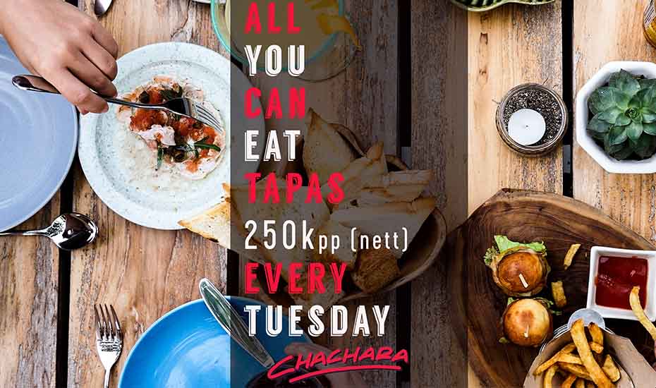TAPAS TUESDAY! All You Can Eat for Just 250k pp net | Honeycombers Bali