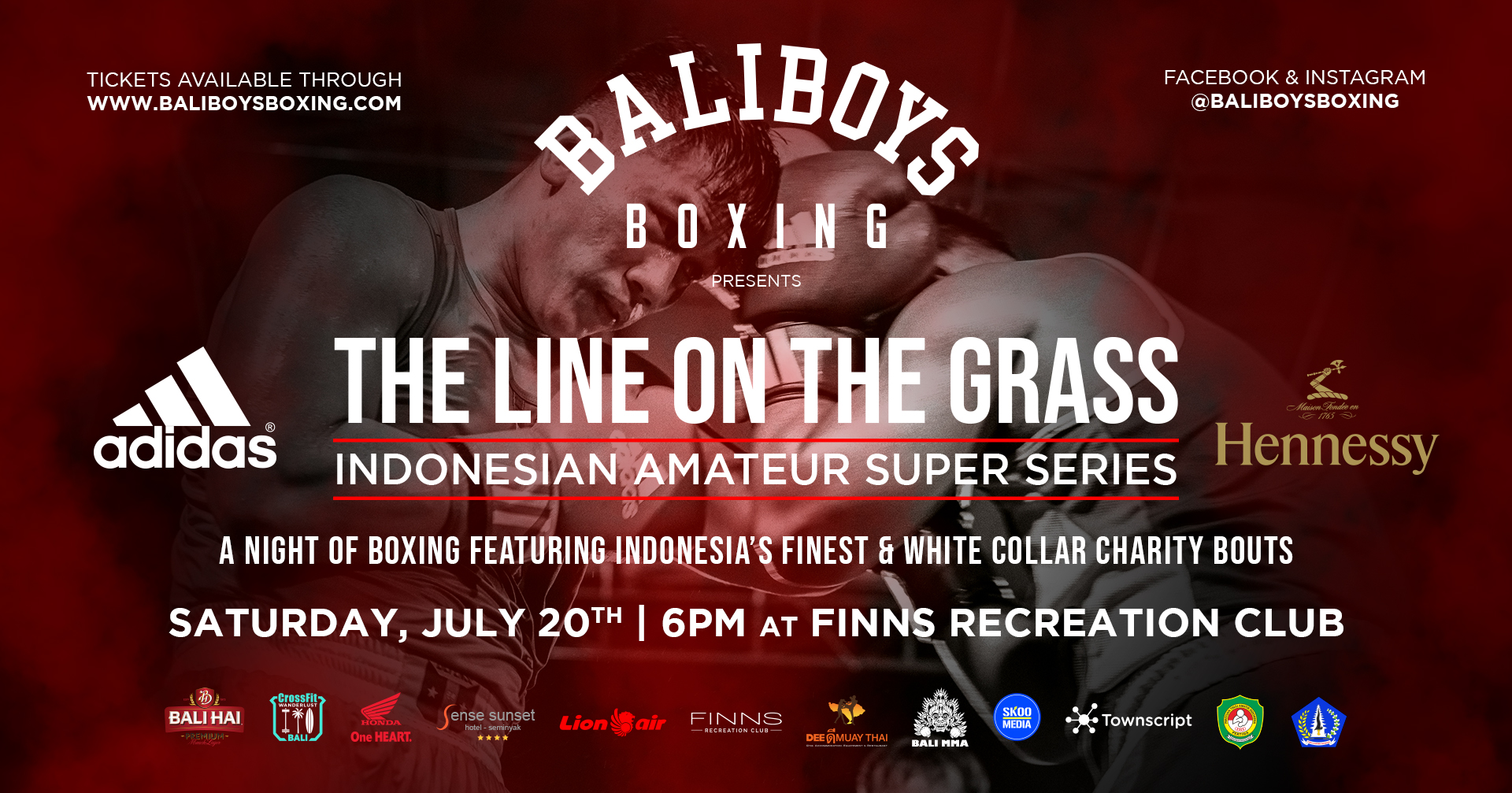 BALI BOYS BOXING presents THE LINE ON THE GRASS A night of boxing and