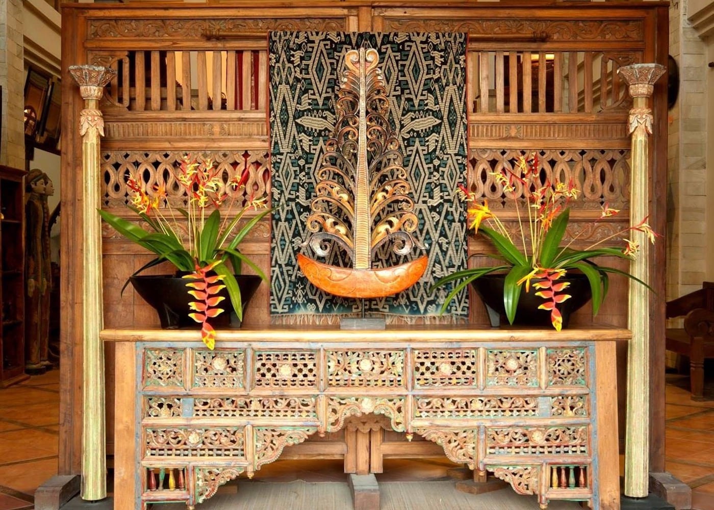 Ikat Gallery & Furniture Store in Bali, Indonesia