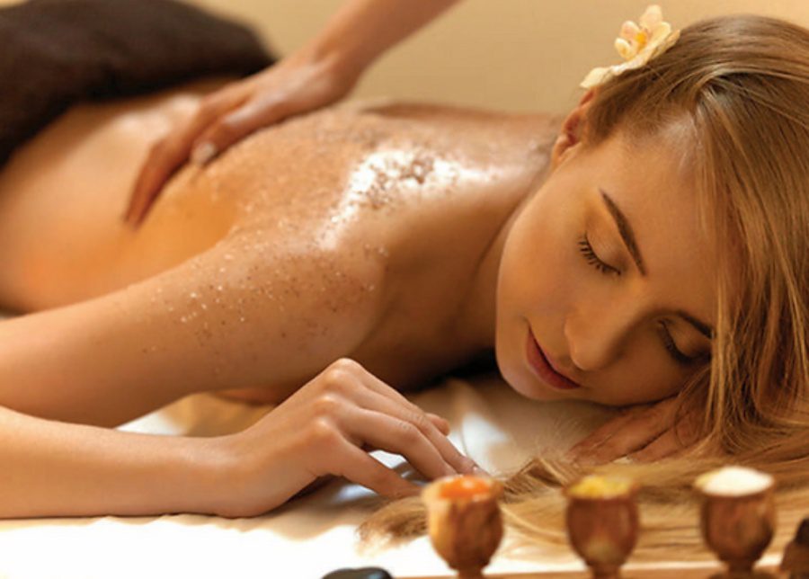 Affordable body scrub at 3 Point Spa in Ubud