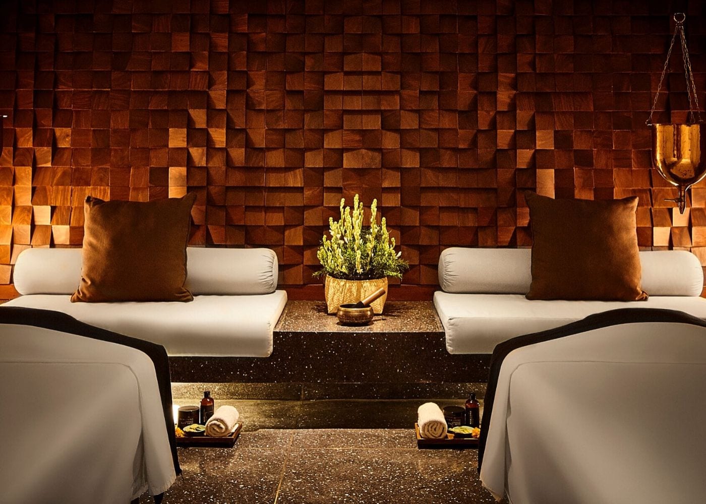 Two massage beds for couples at Spa Alila at Alila Seminyak