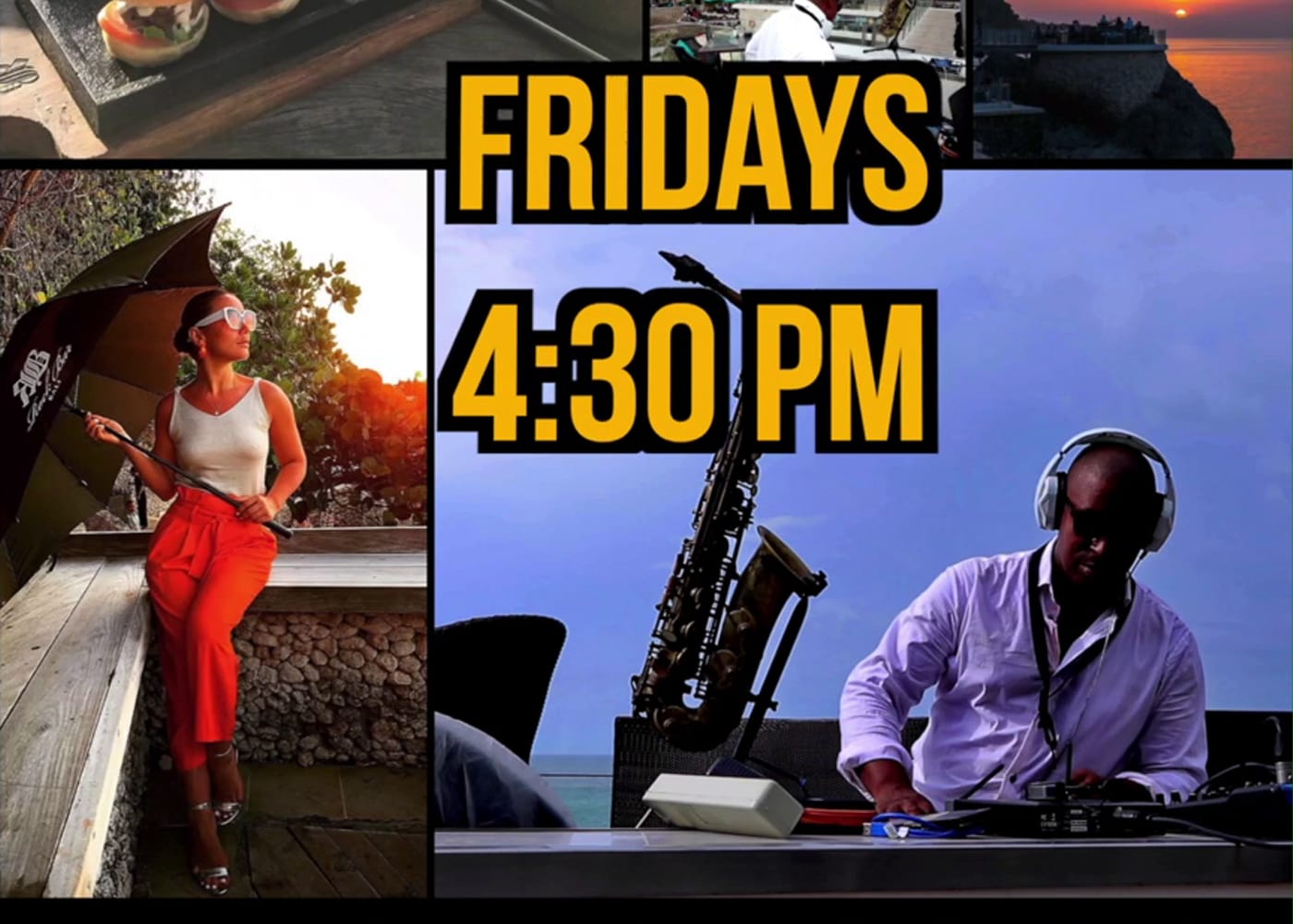 Rock Bar Sunset Session with DJ Jimmy Sax Black Bali