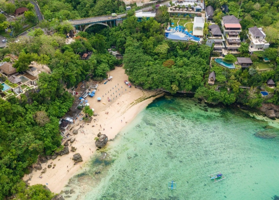 Padang Padang Beach in Bali Indonesia