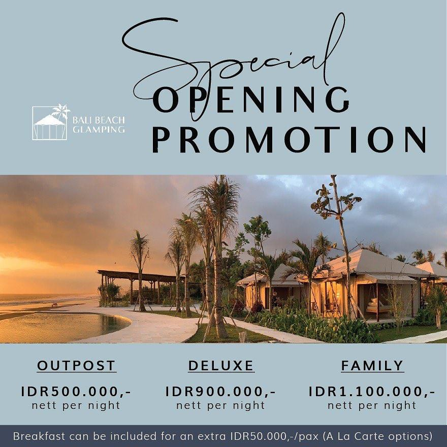 Experience Beachfront Glamping at Bali Beach Glamping