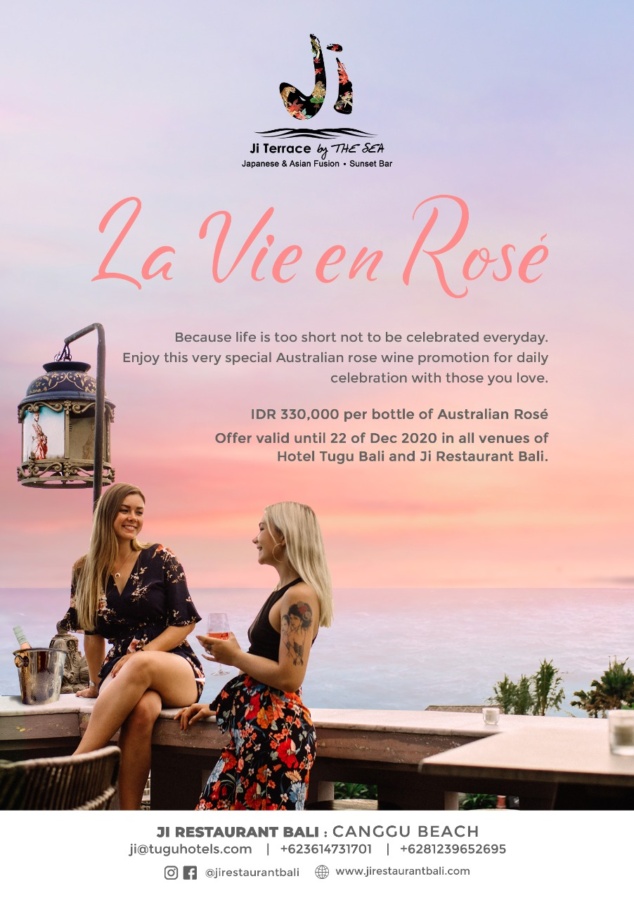 La Vie En Rosé at Ji restaurant, Canggu