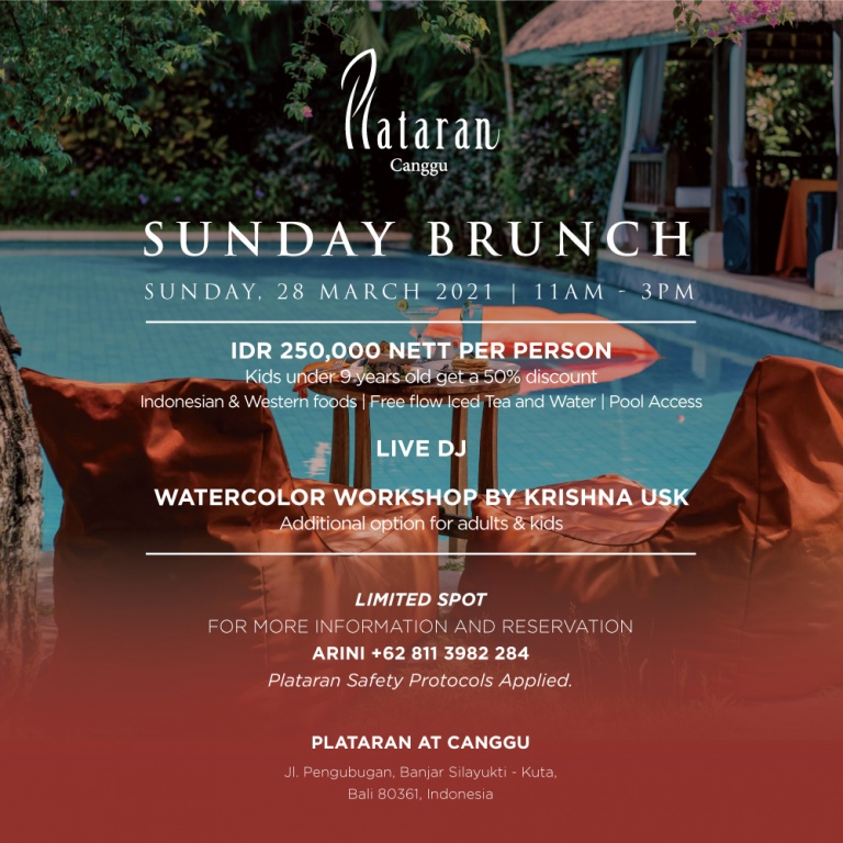 Sunday Brunch at Plataran Canggu Bali