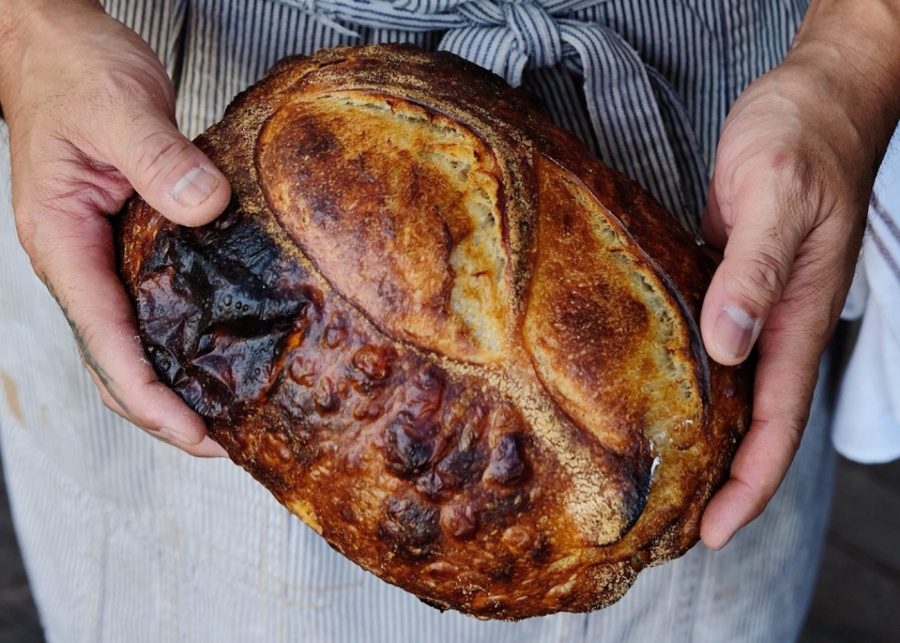 Baro bakery's freshly baked loaf