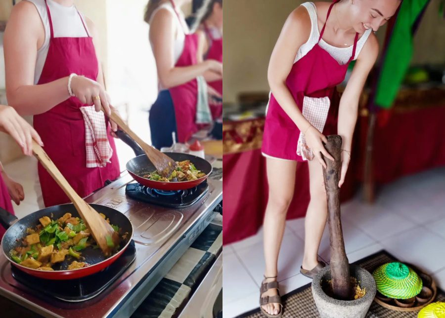 Traditional or vegetarian cooking classes at Subak