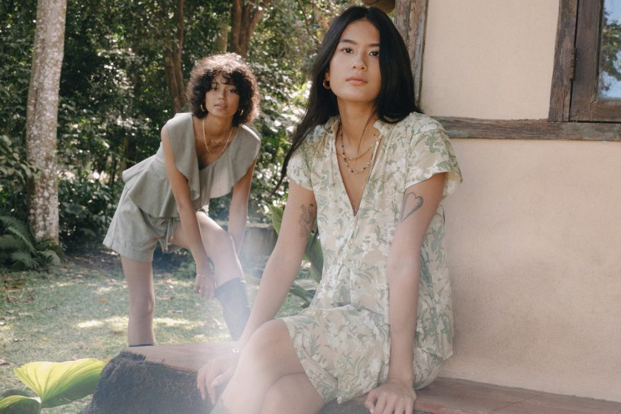 Top and bottom set by Paulina Katarina - a fashion brand born and made in Bali, Indonesia, with a boutique in Sanur