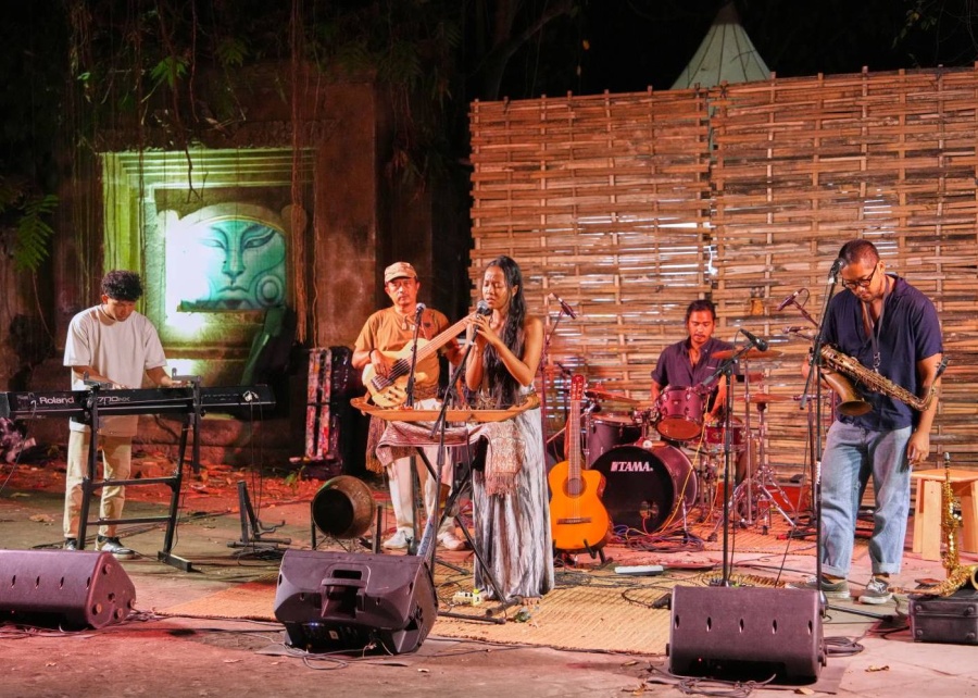 Live band performance at Jia CURATED at Bali Festival Park in Sanur
