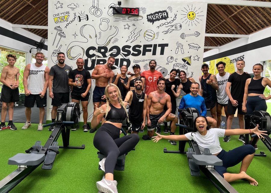 Crossfit community at Ubud Fitness - one of the best gyms in Bali, indonesia