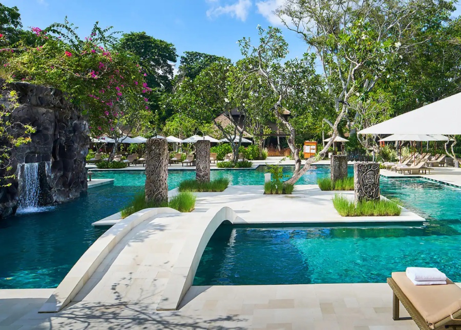 Main pool at Hyatt Regency Bali Sanur Hotel