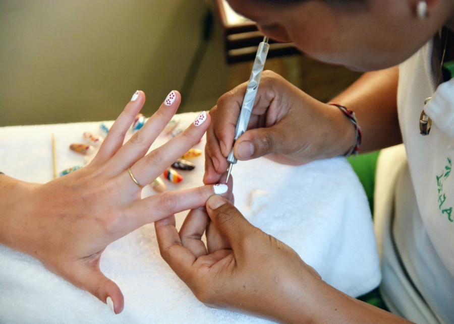 Affordable manicure at Leha Leha Spa in Sanur, Bali, Indonesia