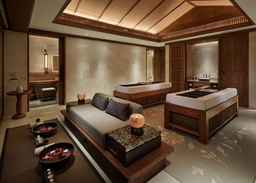 Couple's treatment suite at Shankha Spa in Hyatt Regency Bali, Sanur
