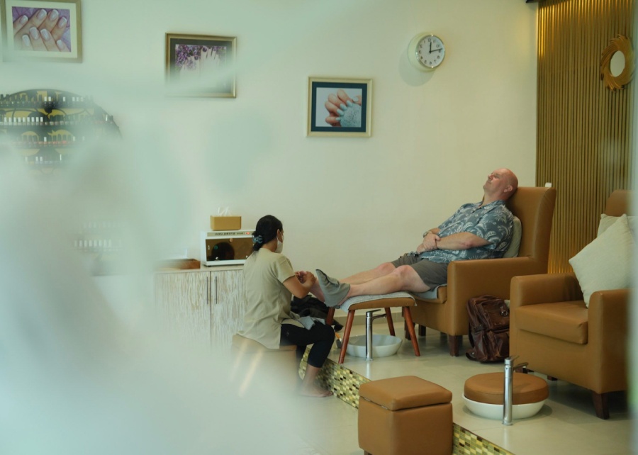 Reflexology at The Nest Beachside Spa in Sanur, Bali, Indonesia