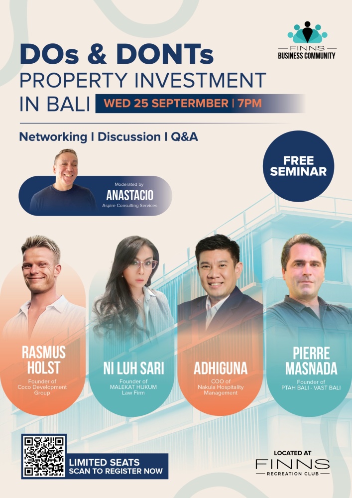 Event The DOs & DON'Ts of Property Investment Bali