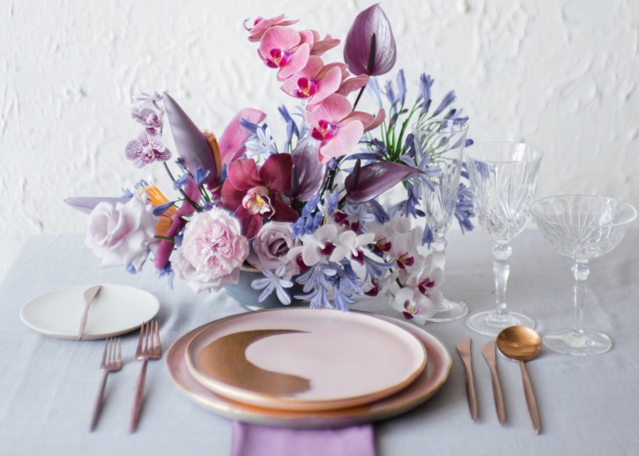 The sample table design by Semeja - one of the best tableware vendors for weddings in Bali Indonesia