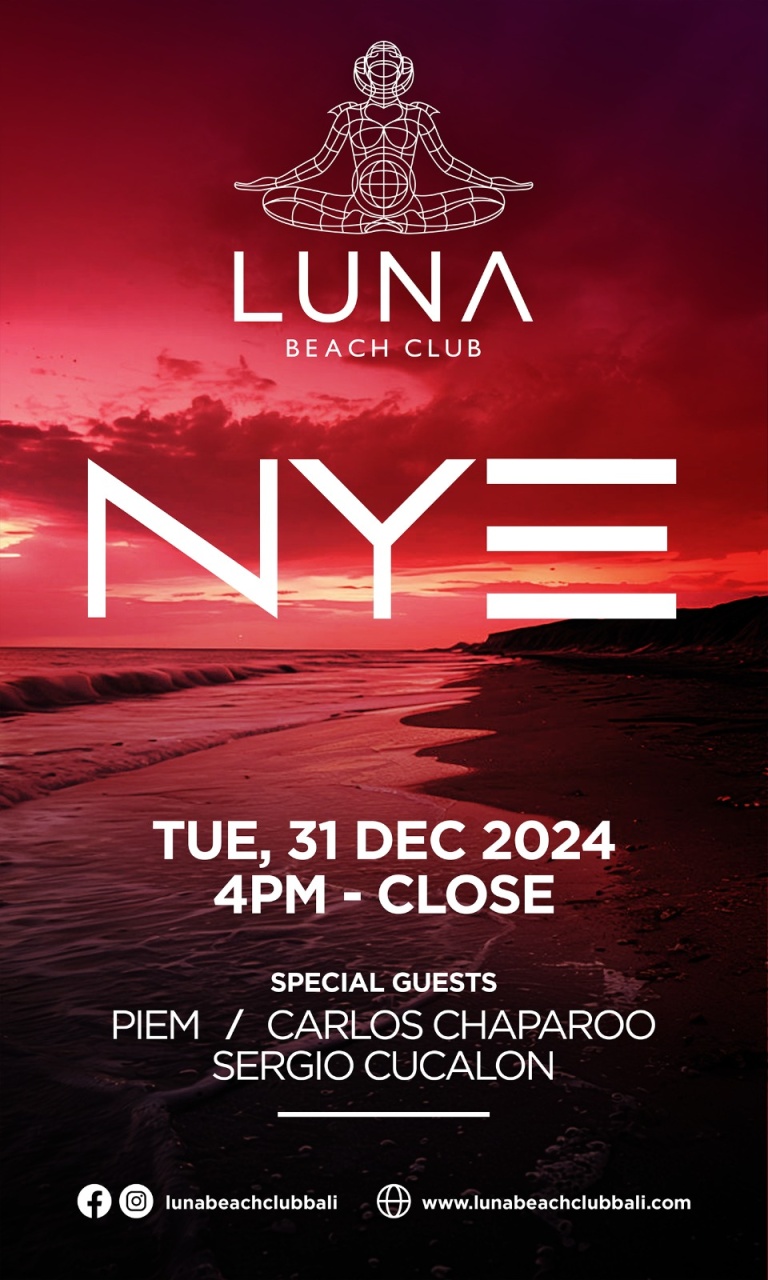 Event LUNA BEACH CLUB NYE 2024 Bali