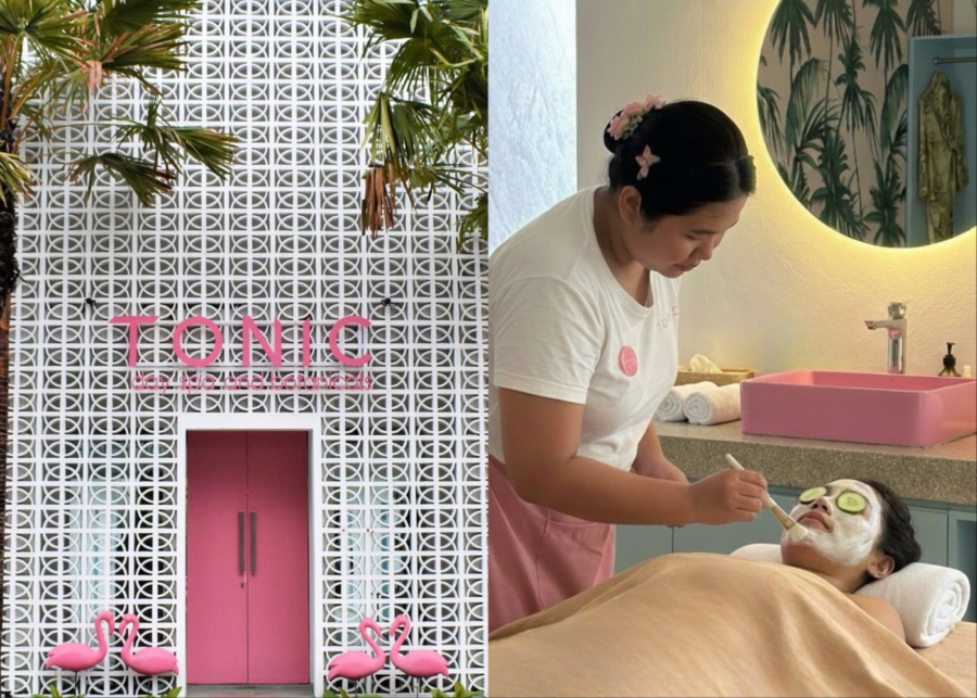 California inspired architecture and botanical facial at Tonic Spa in Canggu, Bali, Indonesia