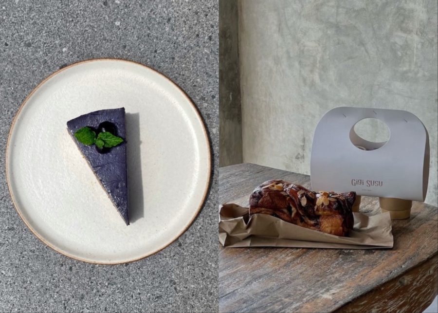 Gigi Susu is one of the best coffee spots in Canggu, on Batu Bolong, with a cafe and bakery