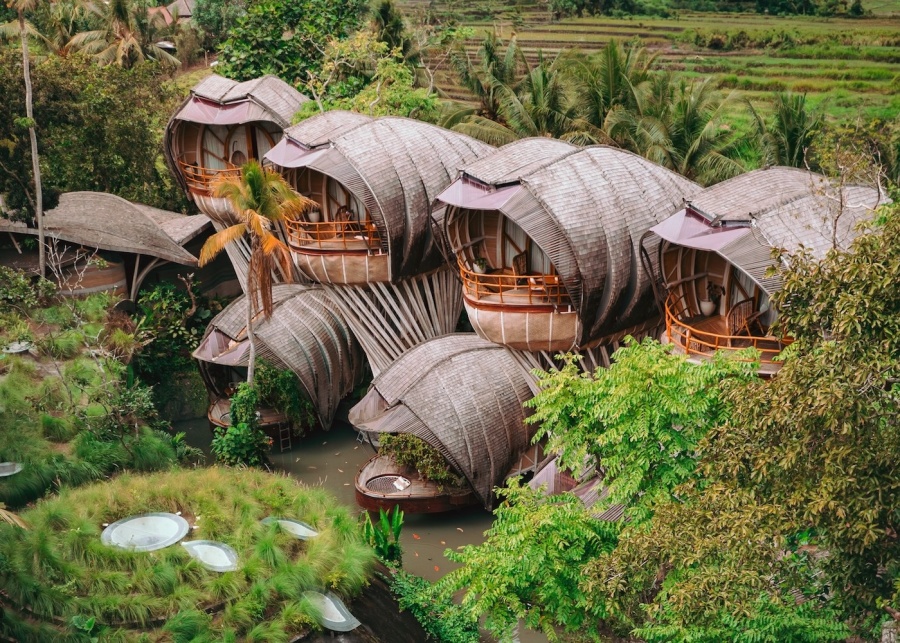 ULAMAN Eco Luxury Retreat - bamboo houses in Bali indonesia