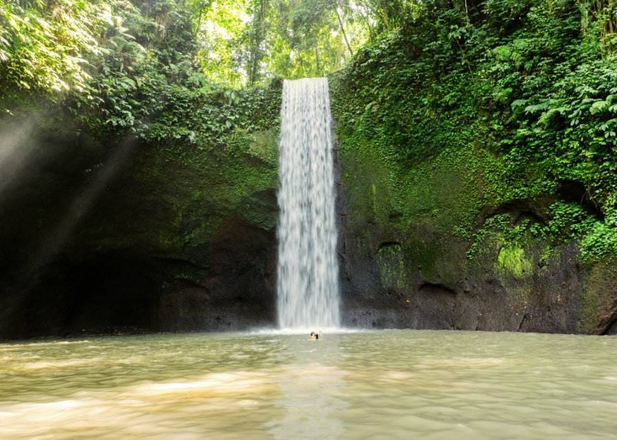 Air Terjun Tibumana waterfall near Ubud, Bali