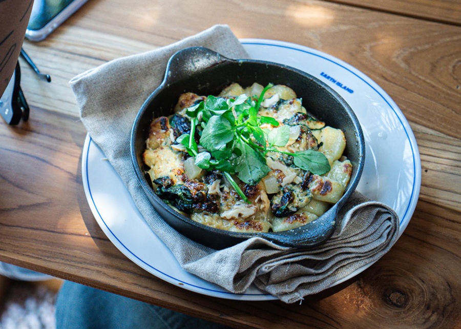 Earth Island surf shop and restaurant in Canggu - newly reopened in Bali, Indonesia in 2025