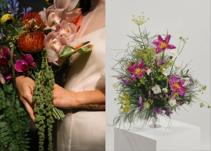 Wedding and table bouquets by Peers Studio - a flower shop in Pererenan, Canggu, with delivery service across Bali