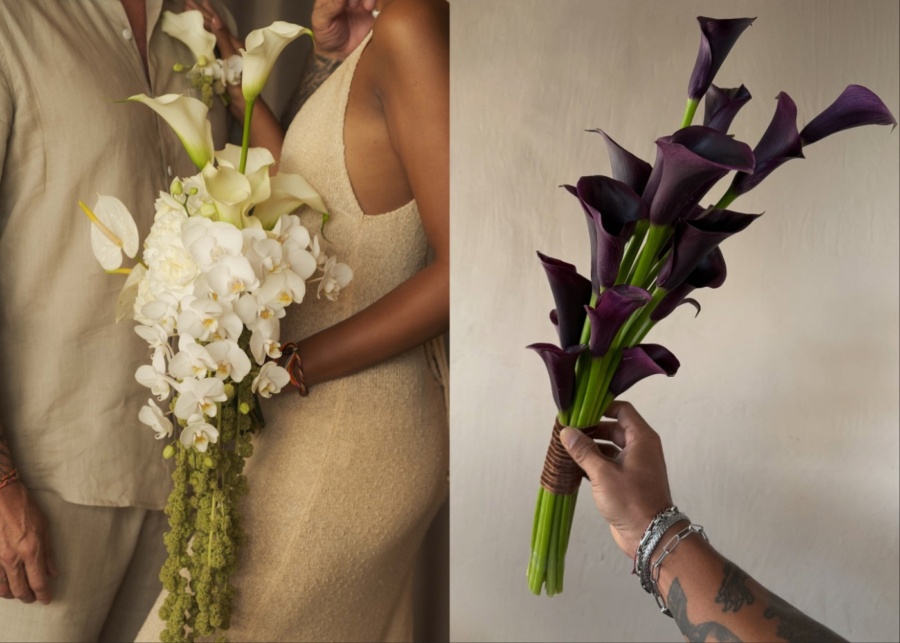 Hand bouquets for wedding from Sandat Flower - a local florist in Bali, Indonesia