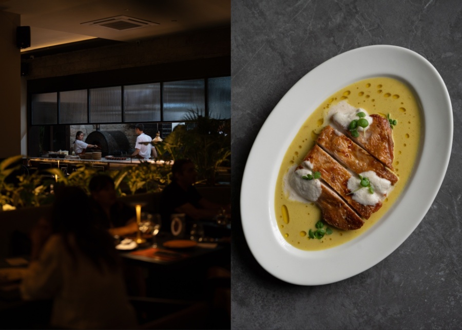 Food and ambiance of Bara Bistro Indonesian restaurant in Seminyak, Bali, indonesia