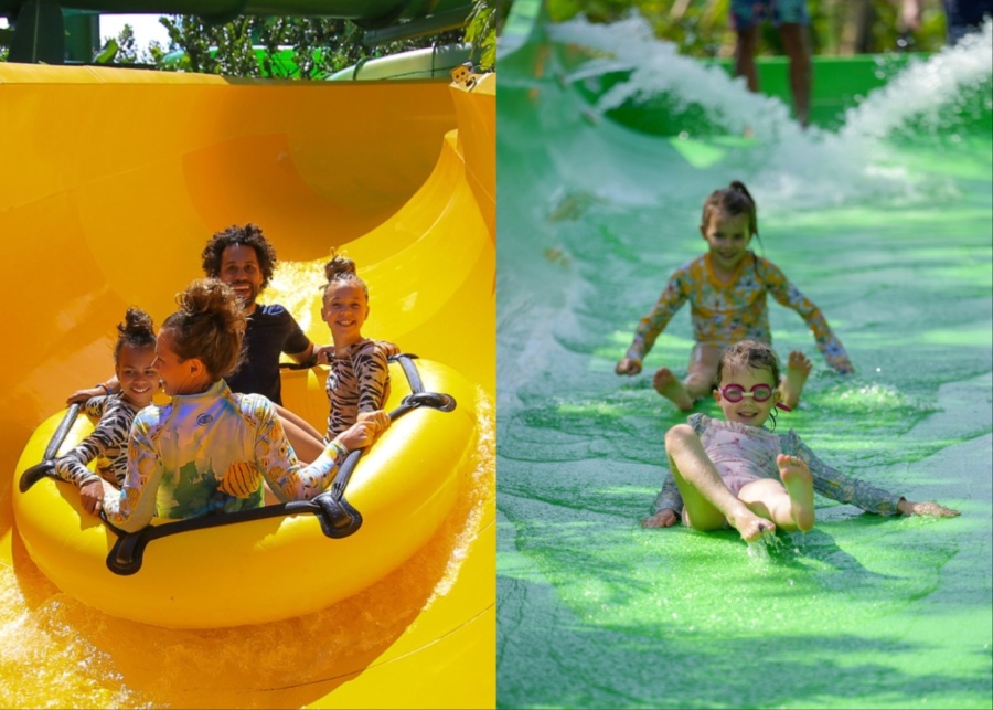 Slides at Waterbom Bali - Asia's number 1 waterpark in Kuta